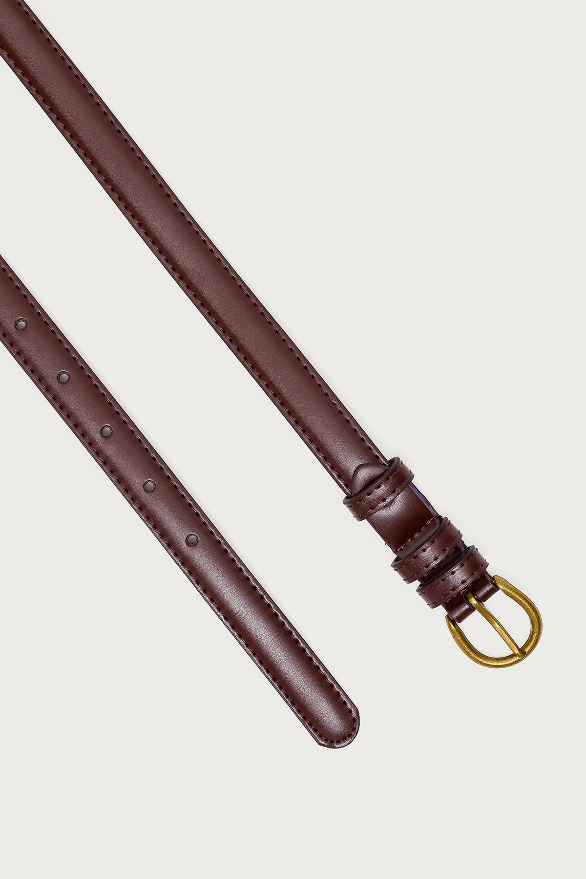 Goldey Faux Leather Belt