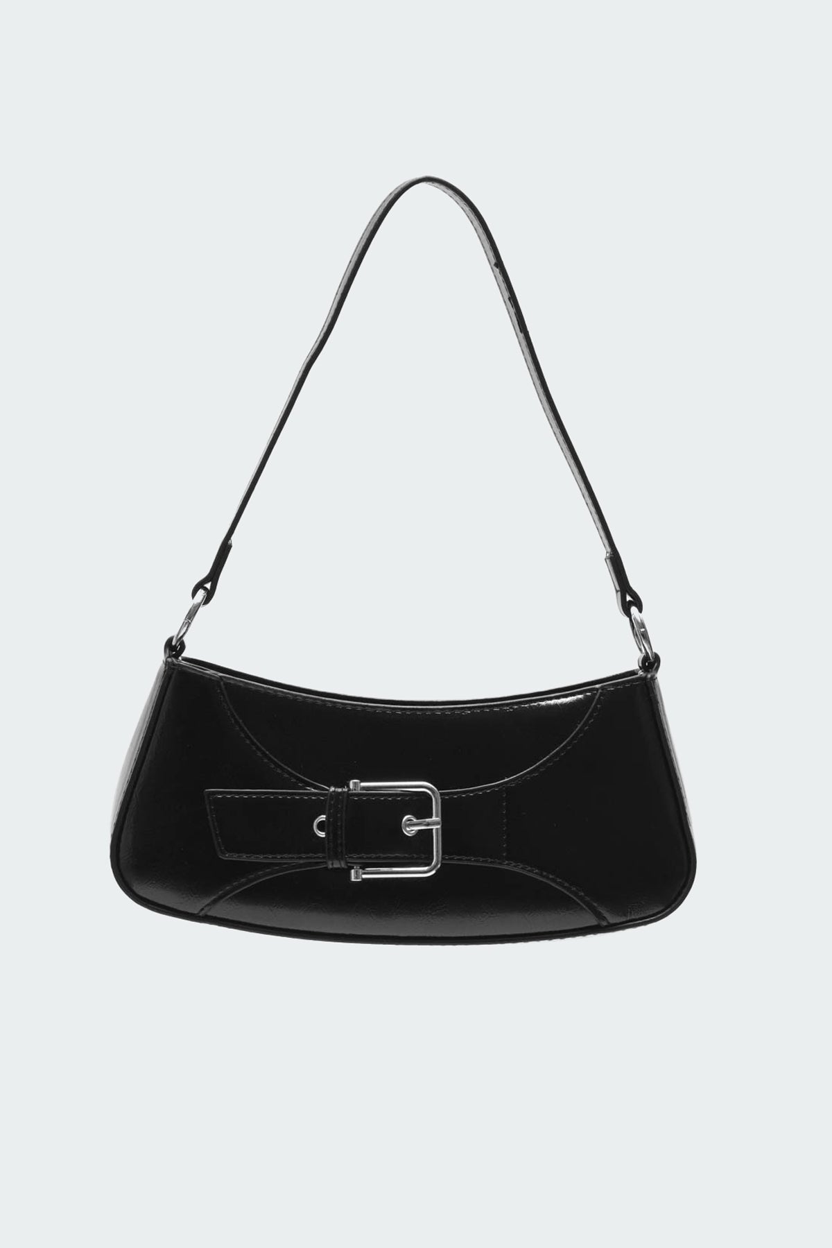 Buckle Up Faux Leather Bag