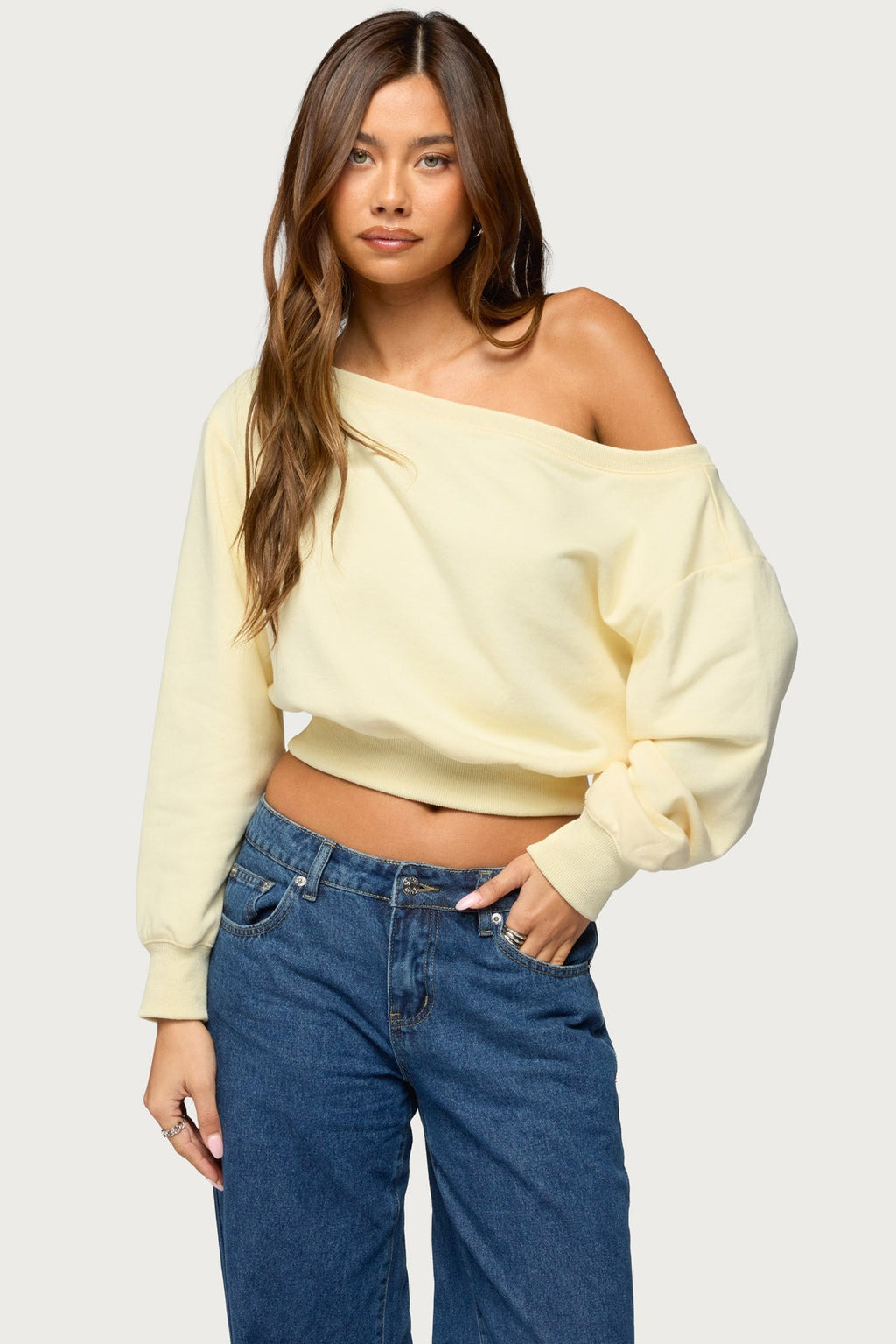Christy Off Shoulder Sweatshirt