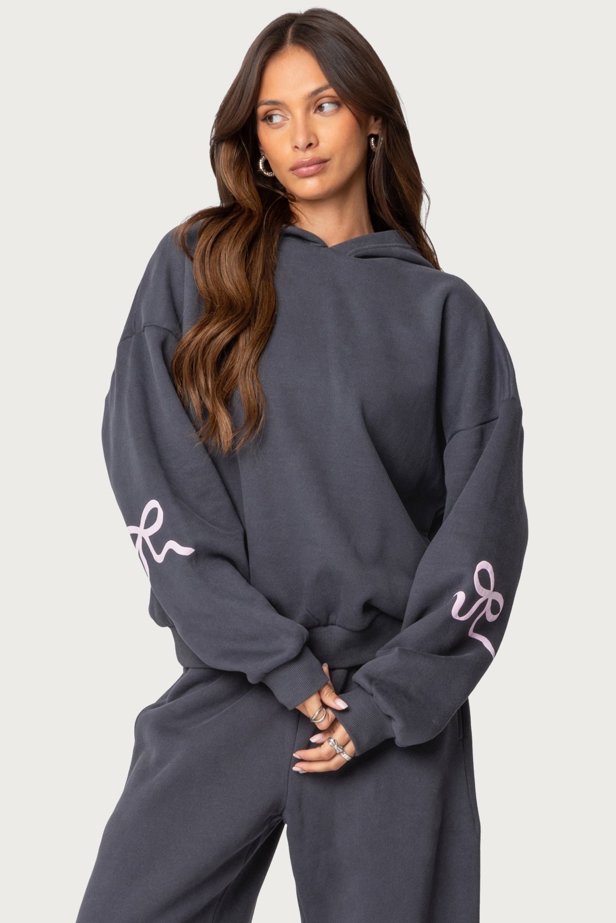 Bonney Bow Detail Hoodie
