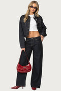 Raelynn Washed Low Rise Baggy Jeans