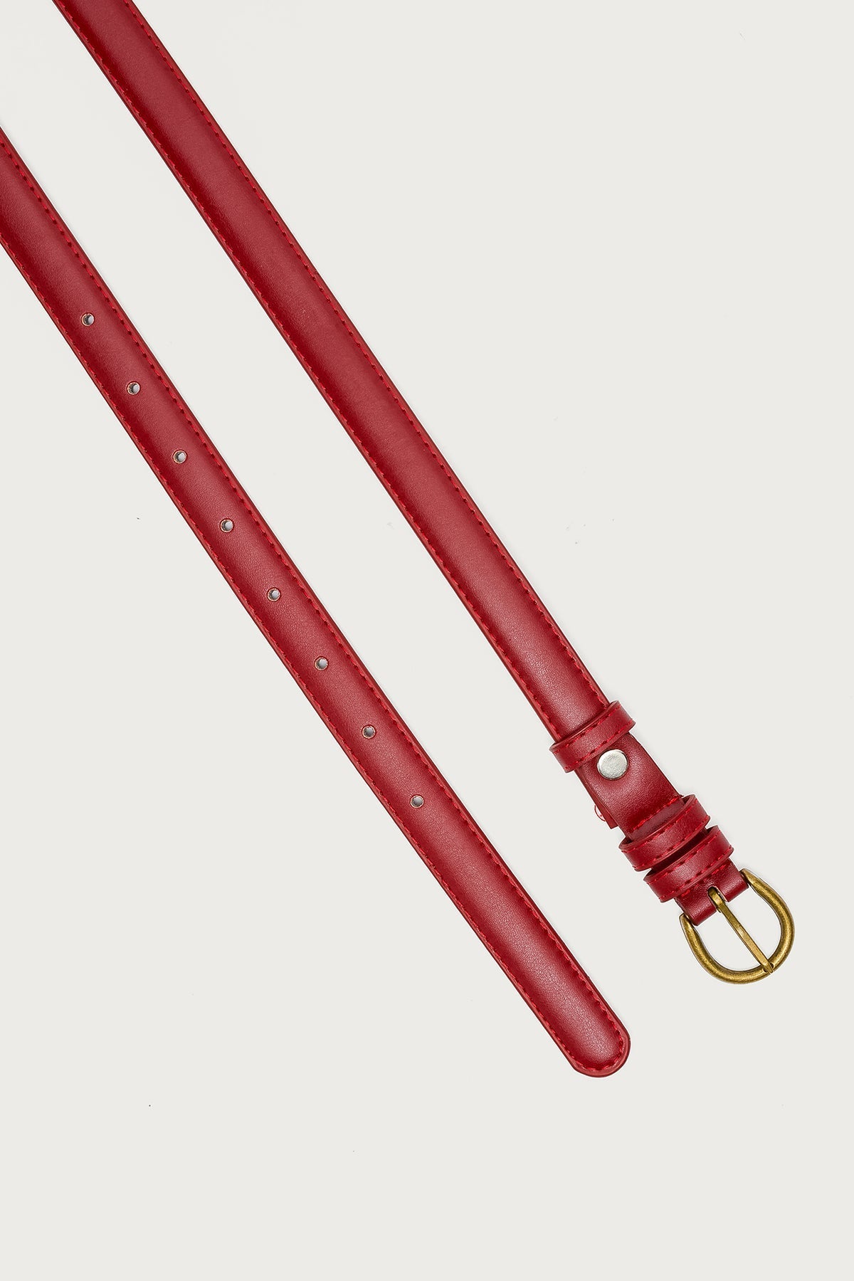 Goldey Faux Leather Belt