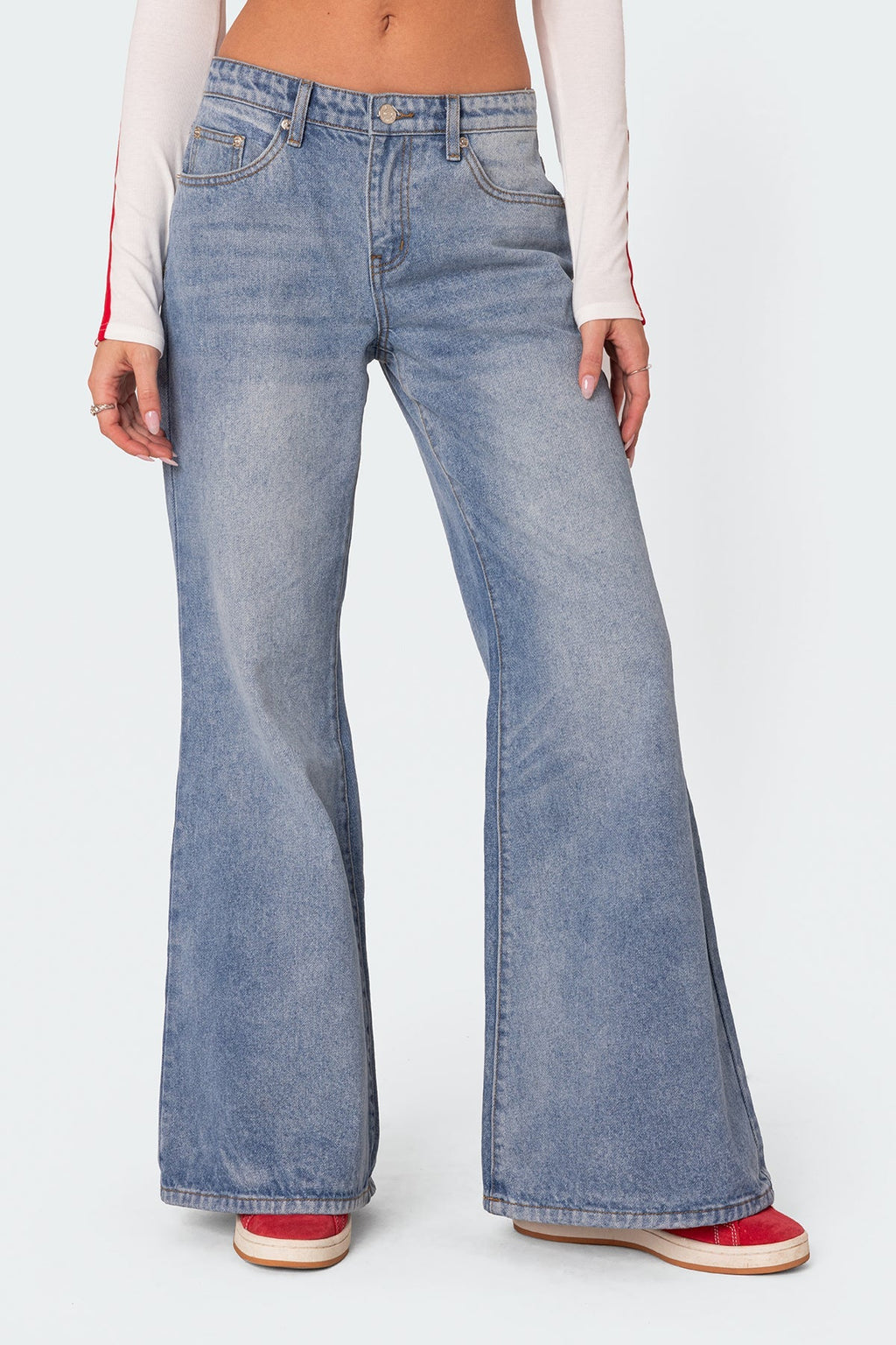 Low Rise Bootcut Jeans