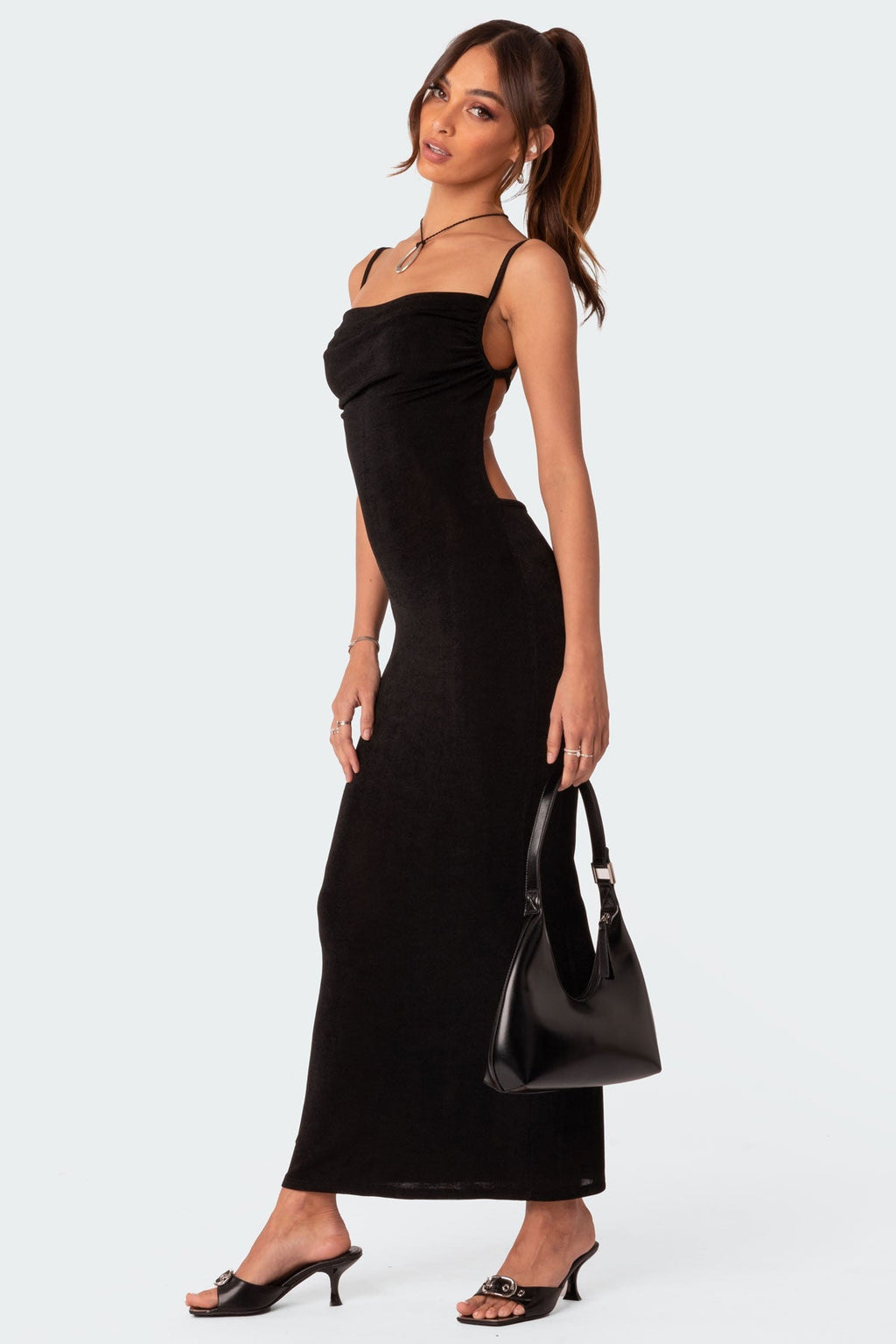 Clea Open Back Maxi Dress