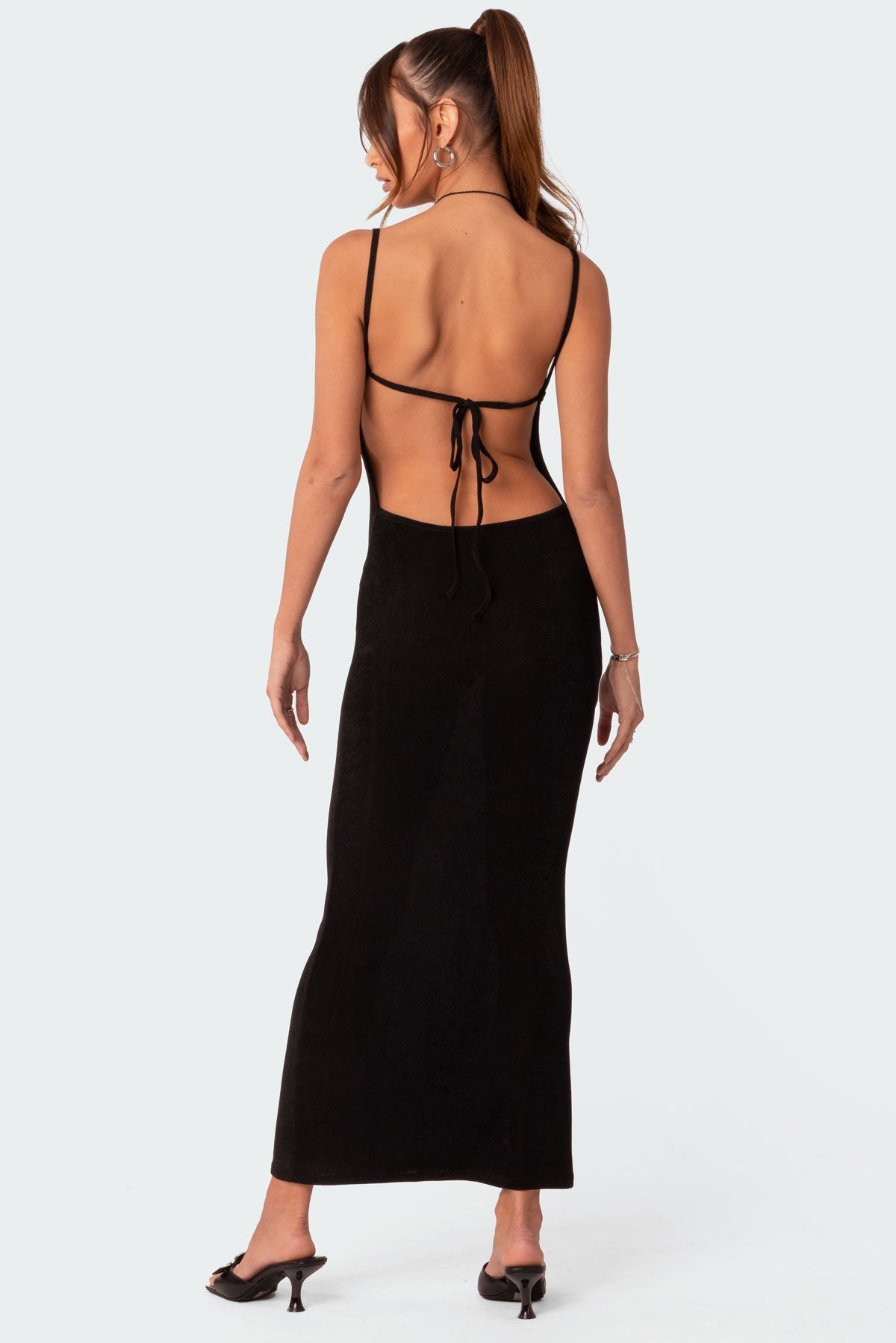 Clea Open Back Maxi Dress