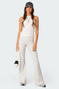 Naomi Foldover Flared Leggings