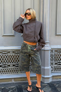 Camo Cargo Bermuda Shorts