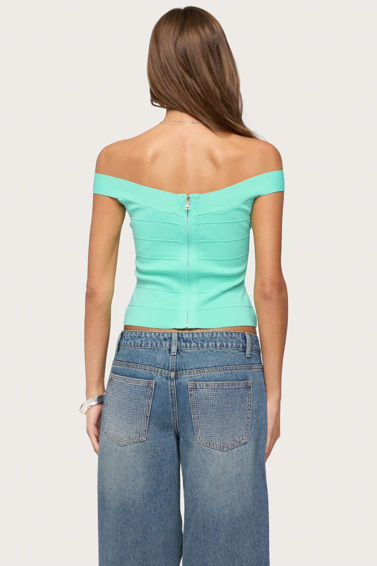 Niva Off Shoulder Bandage Top