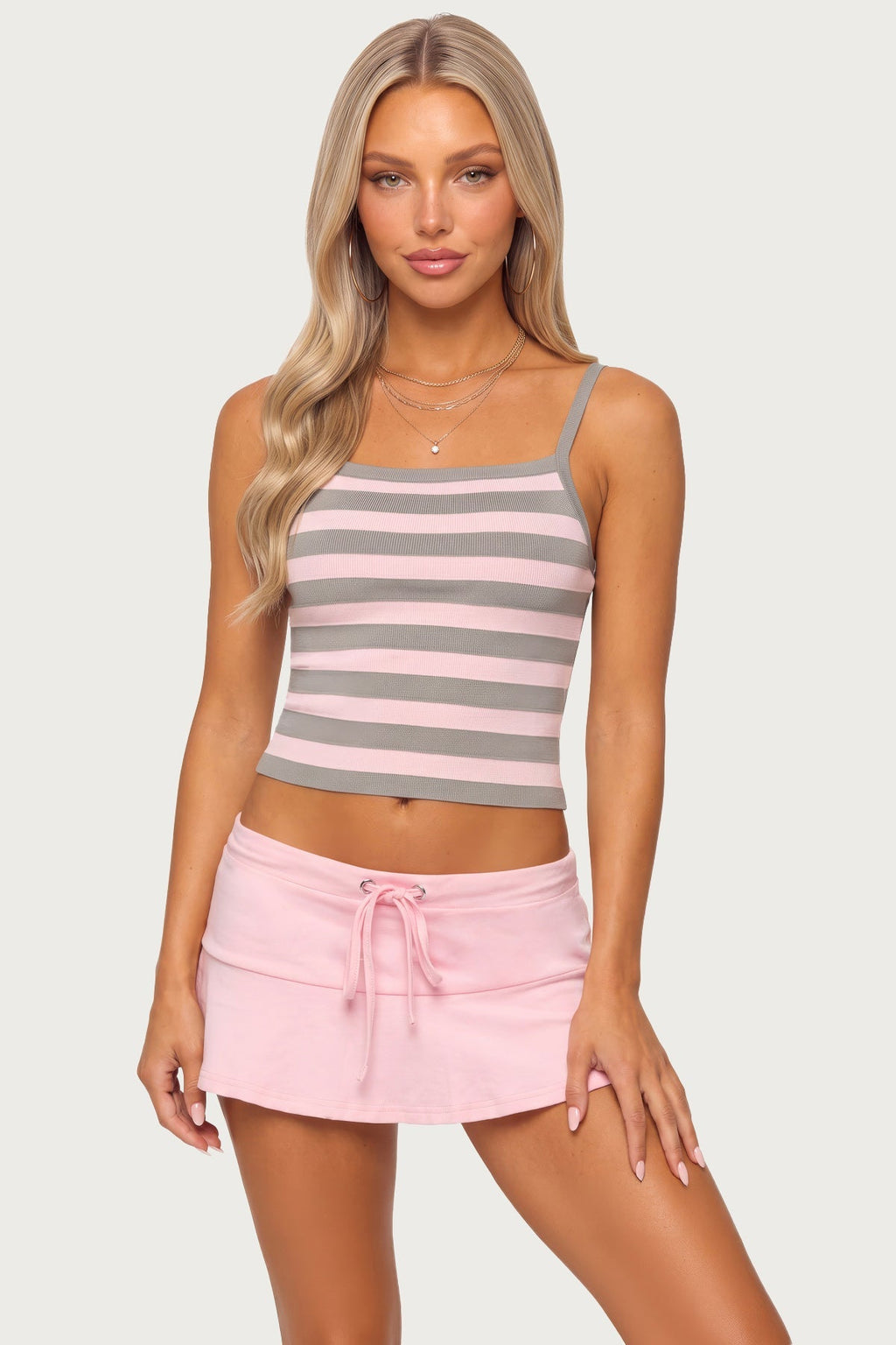 Harla Striped Bandage Top